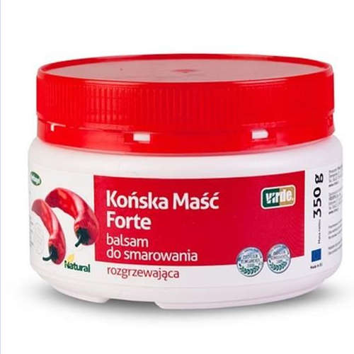 Virde forte - końska maść rozgrzewająca, balsam do ciała, 350 g