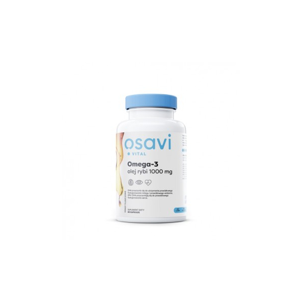 Osavi omega-3 molecularly distilled 1000 mg, 60 kapsułek