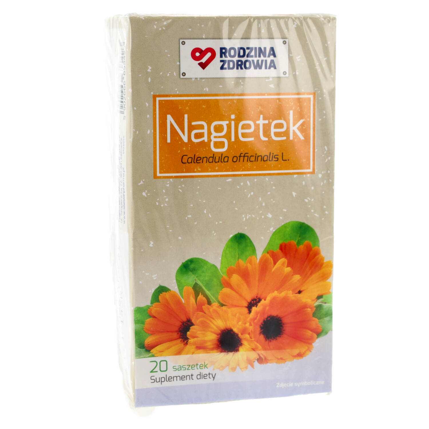 Rodzina zdrowia - herbatka nagietek, 20 saszetek