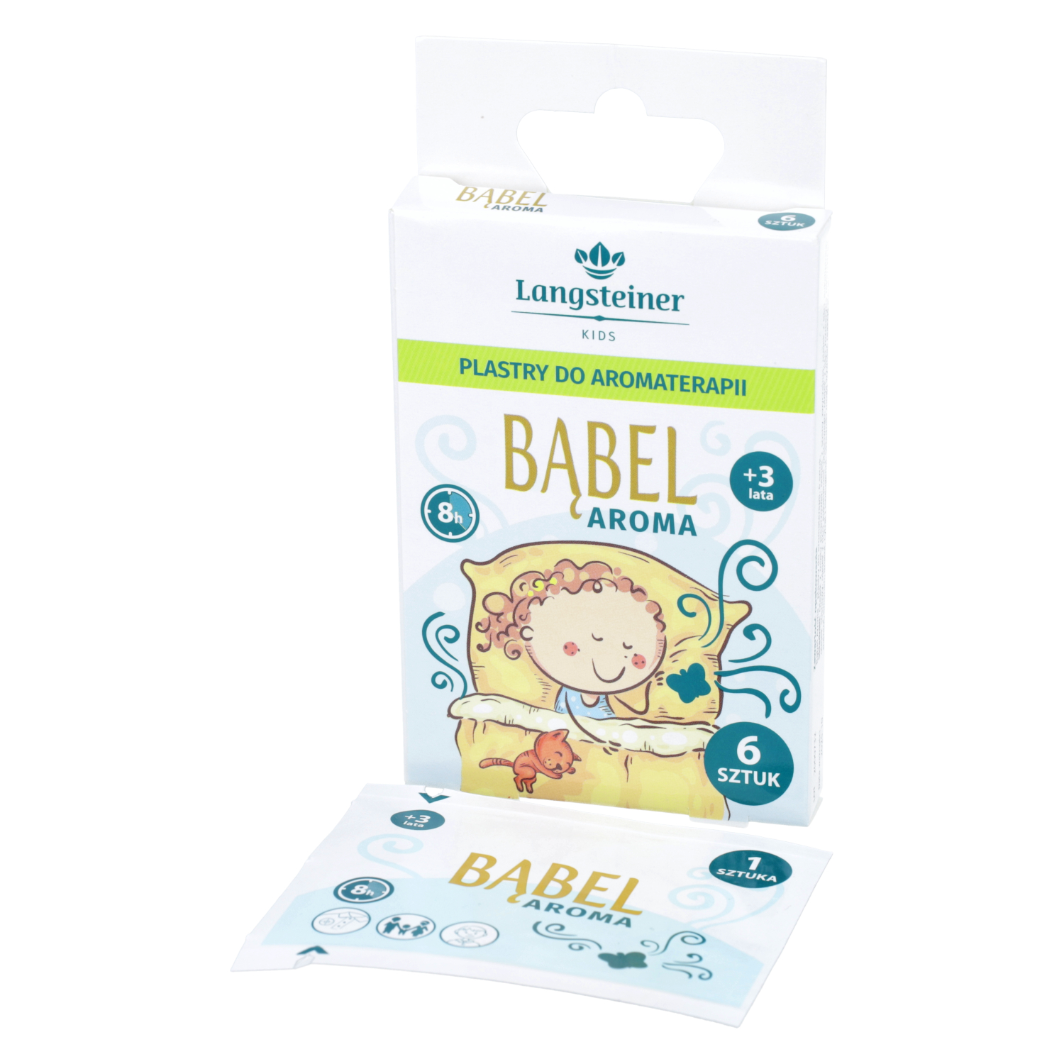 Langsteiner bąbel aroma - plastry do aromaterapii, 6 sztuk