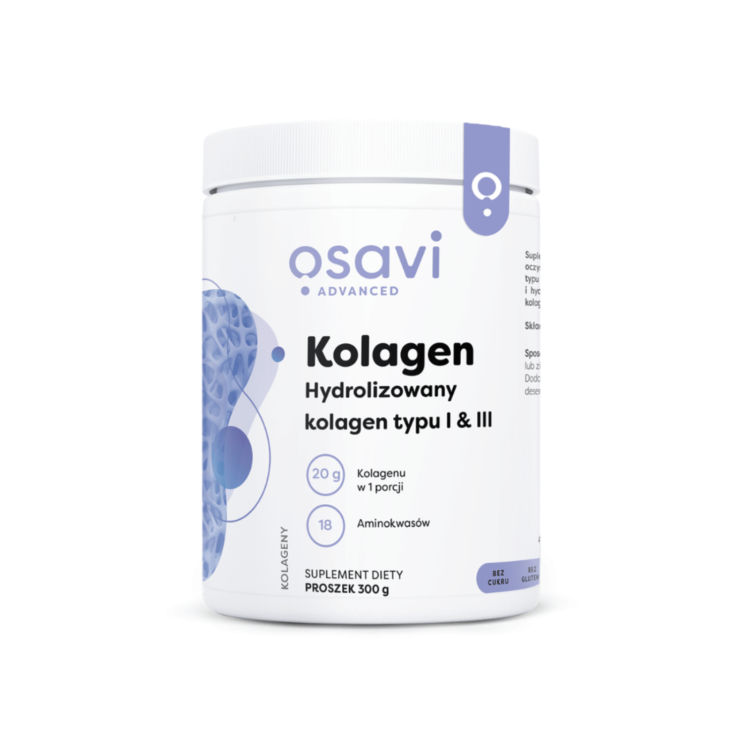 Osavi kolagen typu i i iii, 300 g
