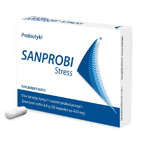 Sanprobi stress, probiotyk, 20 kapsułek