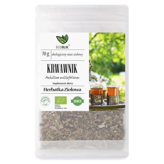 Ecoblik - herbata ziołowa krwawnik ekologiczny, 70 g