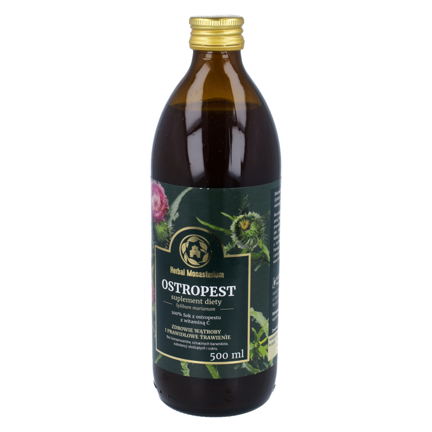 Herbal monasterium sok z ostropestu, 500 ml
