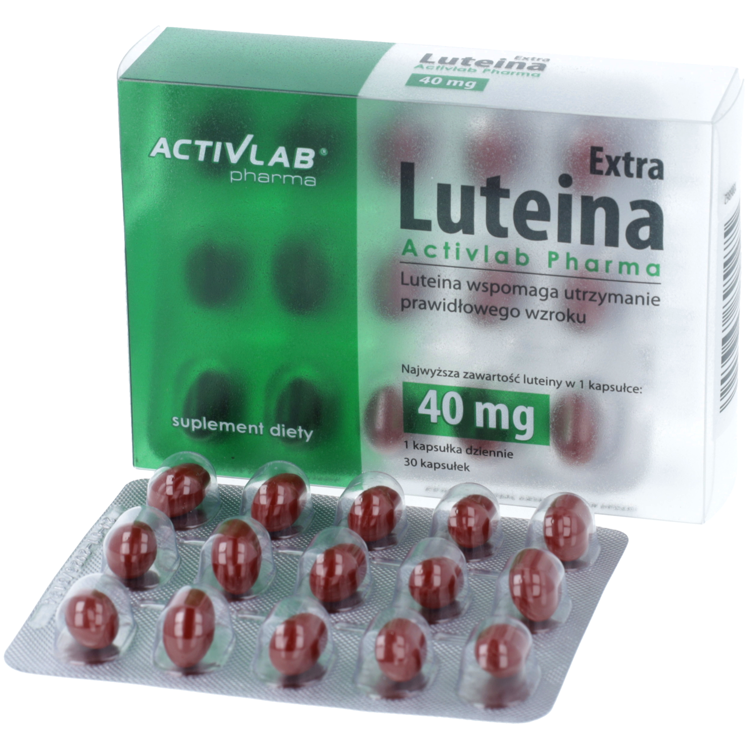 Activlab pharma luteina extra, 30 kapsułek