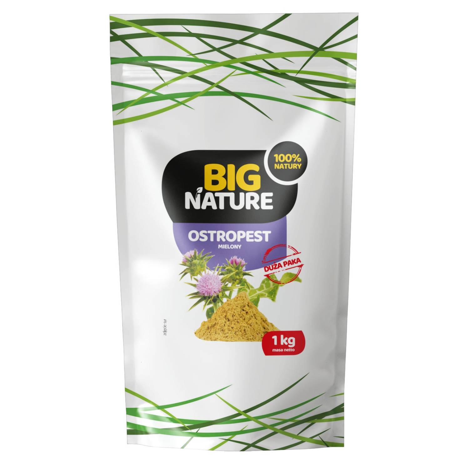 Big nature ostropest plamisty mielony, 1 kg