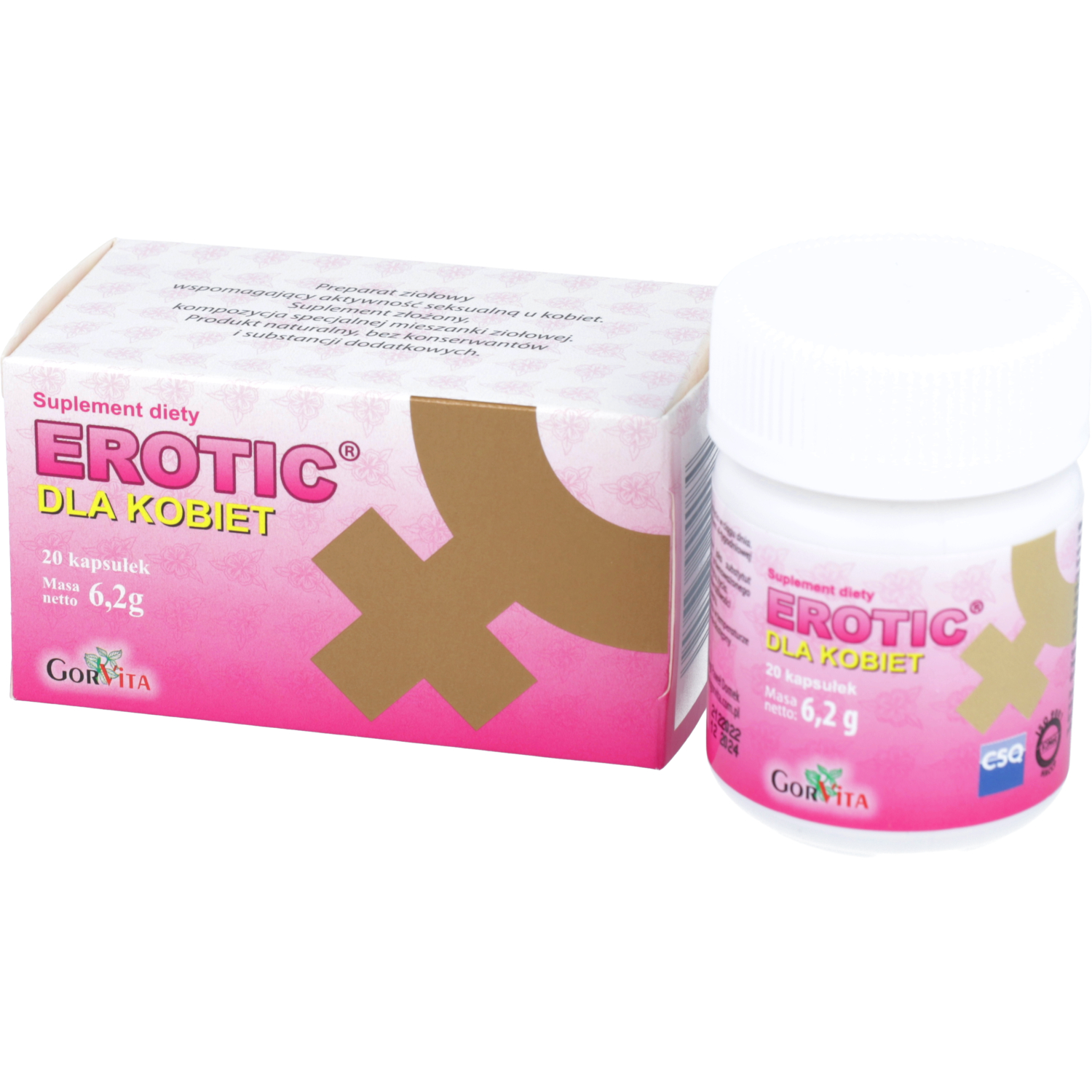 Gorvita - erotic dla kobiet, 20 tabletek