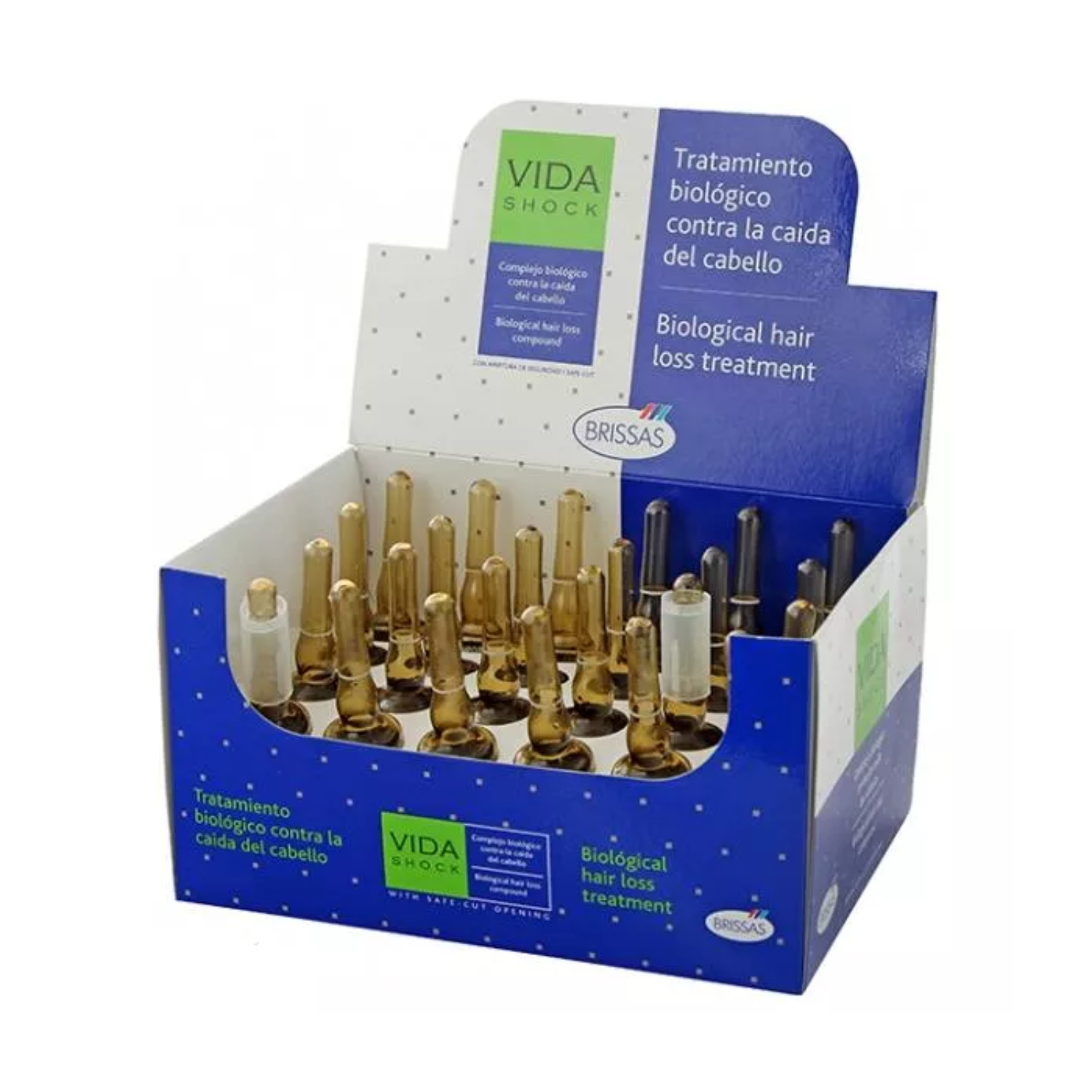 Vida shock - ampułki przeciw wypadaniu włosów biologiczna kuracja, 24 x 10 ml