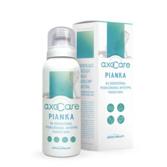 Axocare - pianka na odparzenia, podrażnienia, wysypki, pokrzywki, 85 ml