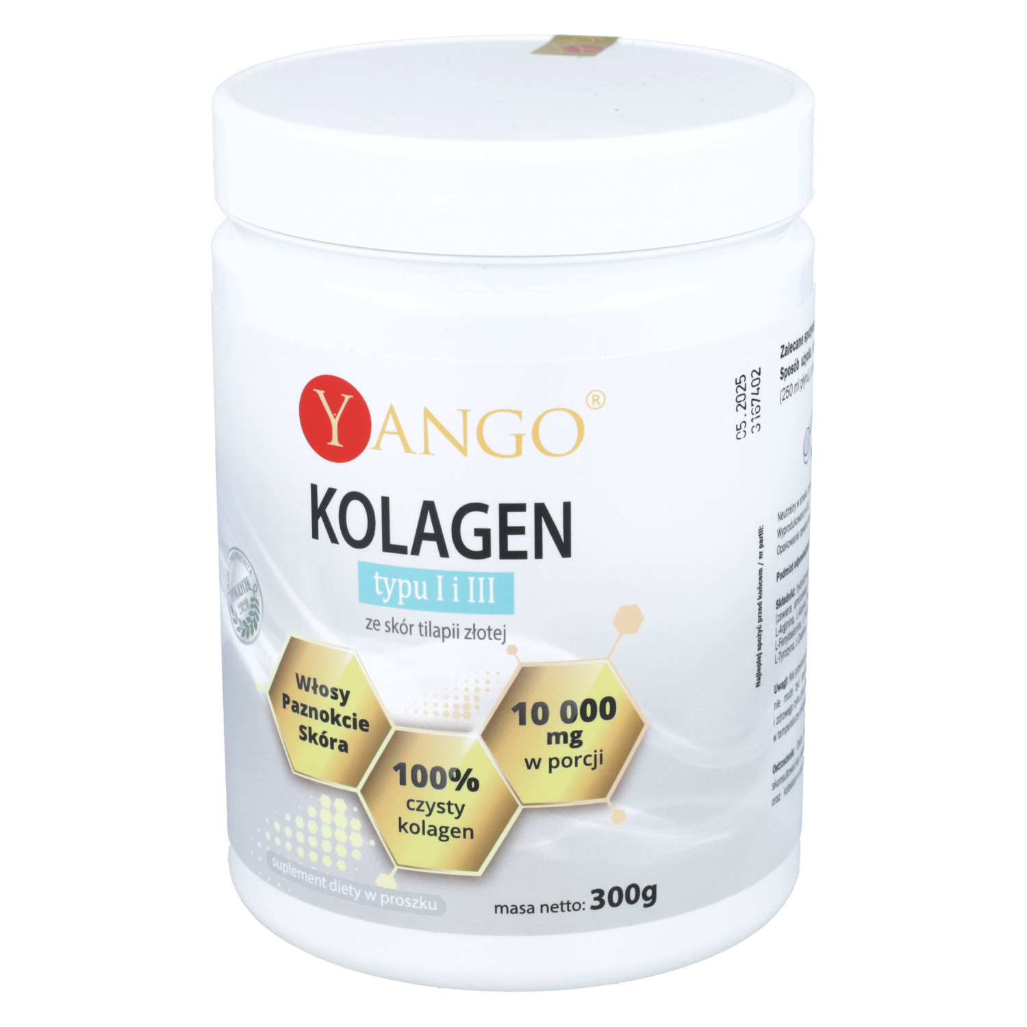 Yango kolagen typu i i iii, proszek, 300 g