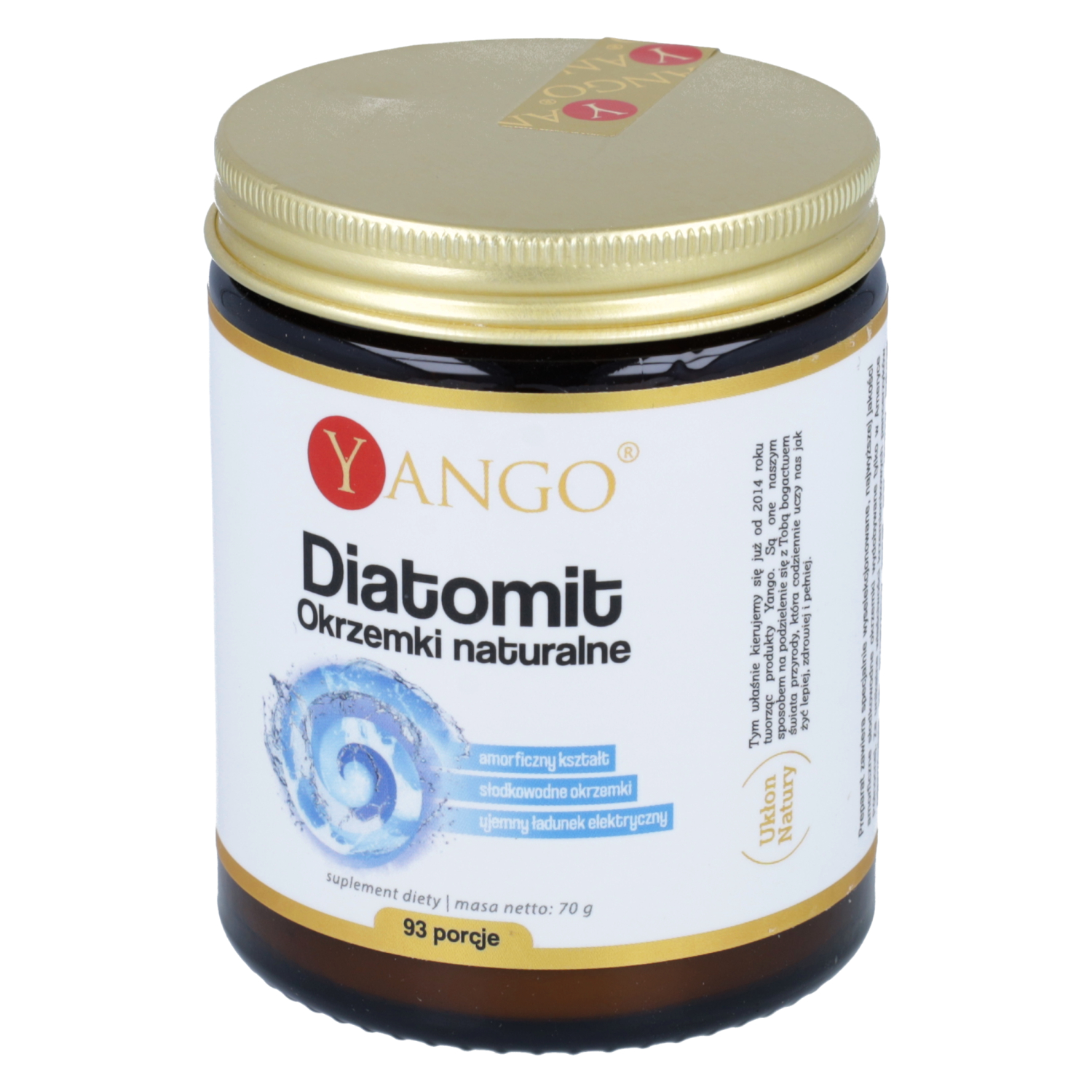 Yango diatomit (okrzemki naturalne), proszek, 70 g