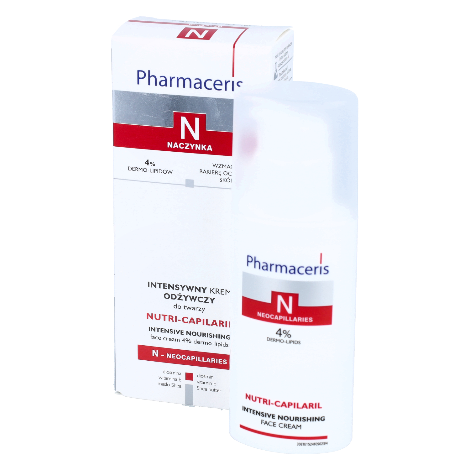 Pharmaceris n nutri-capilaril - intensywny krem odżywczy do cery naczynkowej, 50 ml