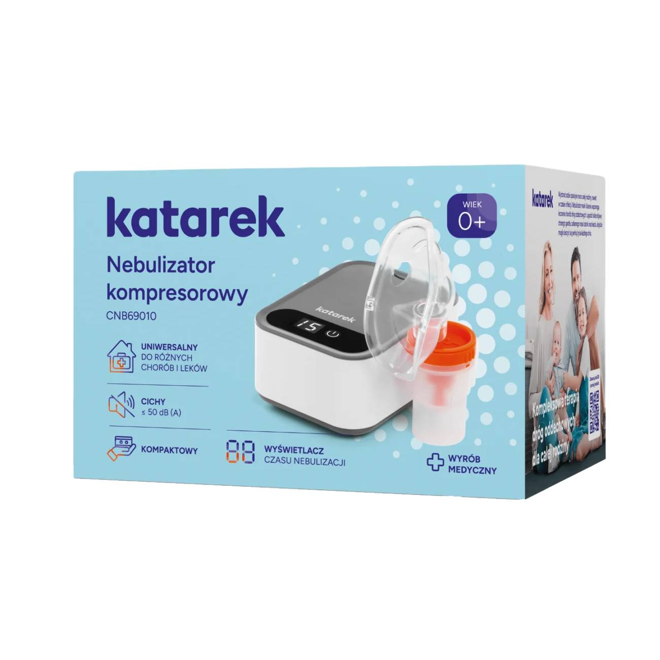 Helpmedi - katarek nebulizator kompresorowy, 1 sztuka
