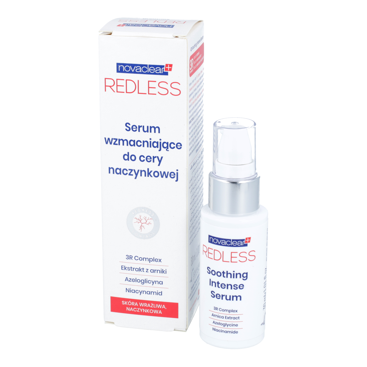 Novaclear redless - serum wzmacniające do cery naczynkowej, 30 ml