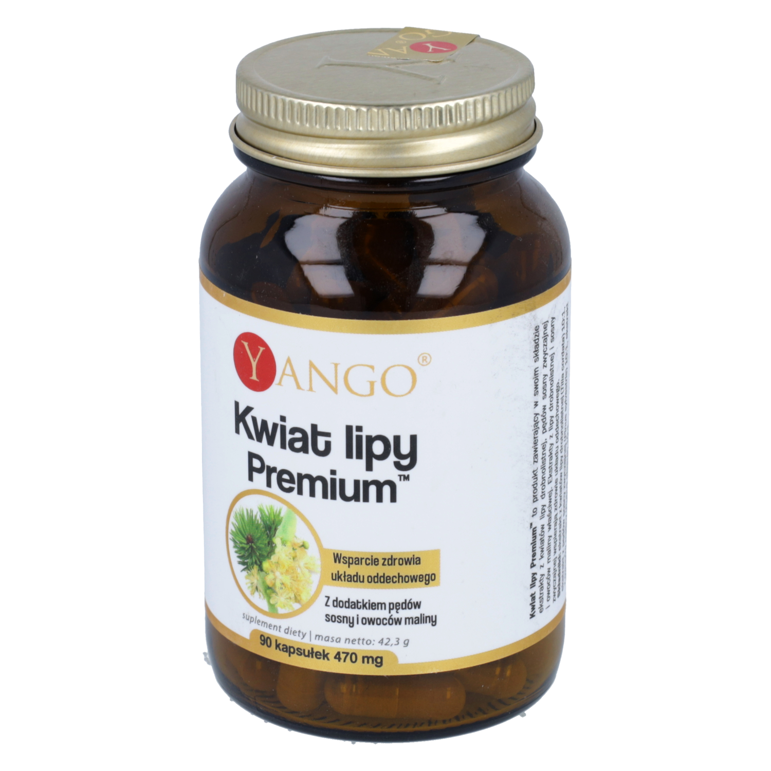 Yango kwiat lipy premium, 90 kapsułek (data ważności: 31.01.2026)