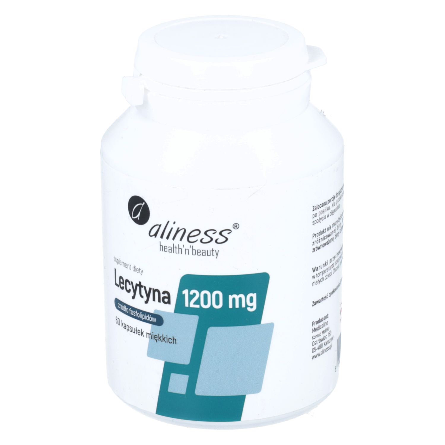 Aliness lecytyna 1200 mg, 60 kapsułek