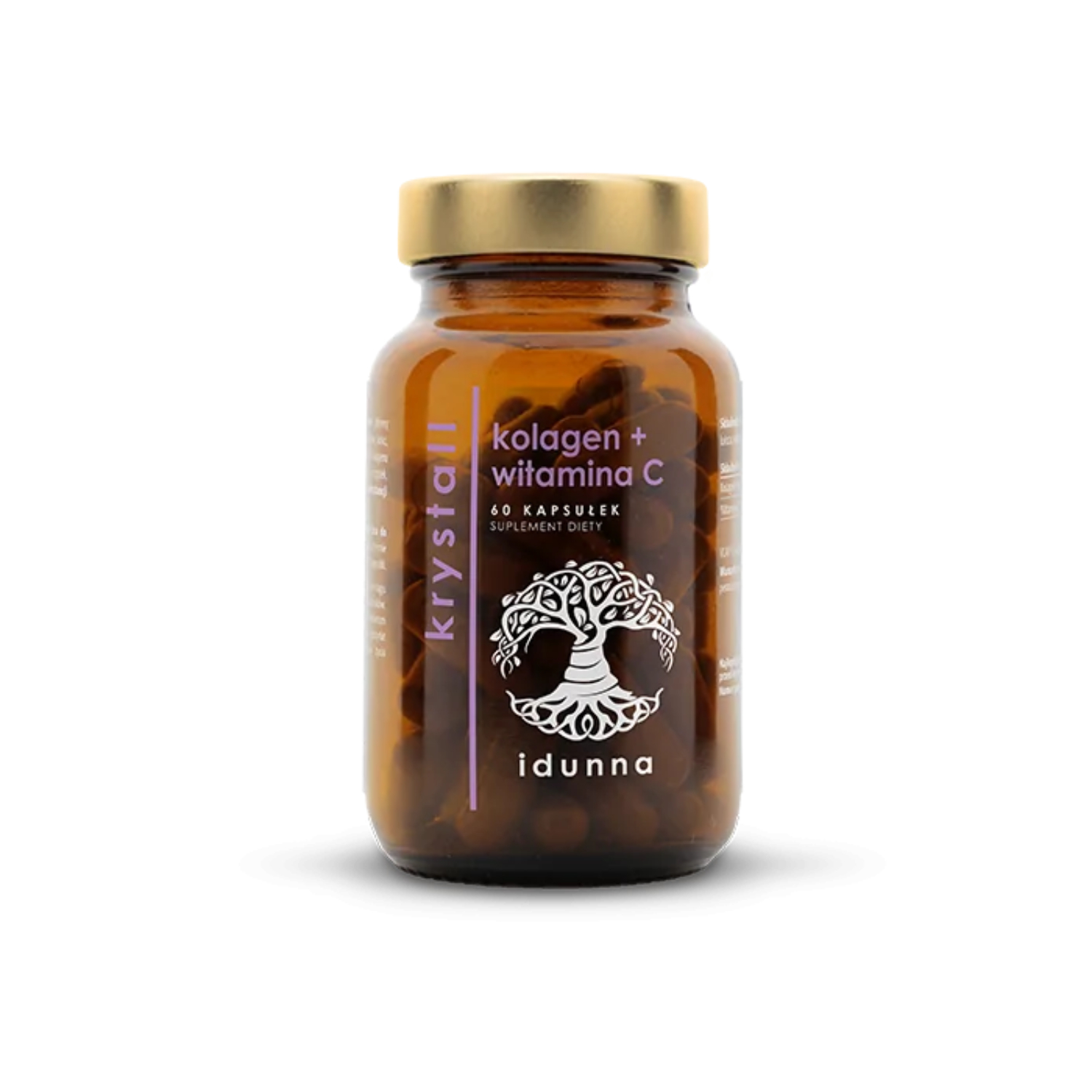 Pharmovit, idunna krystall, kolagen + witamina c, 60 kapsułek (data ważności: 31.01.2026)