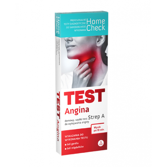 Angina strep a - test do wykrywania paciorkowców, 1 sztuka
