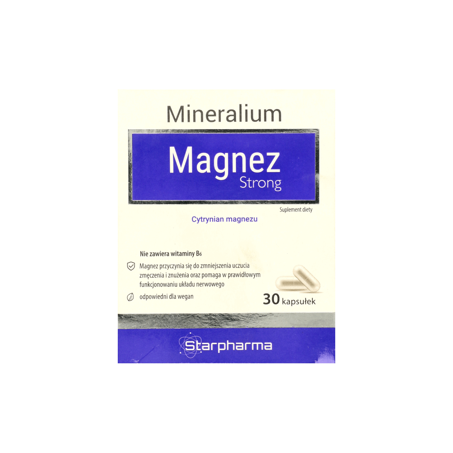 Starpharma magnez strong, 30 kapsułek
