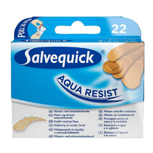 Salvequick aqua resist - plastry wodoodporne, 22 sztuki
