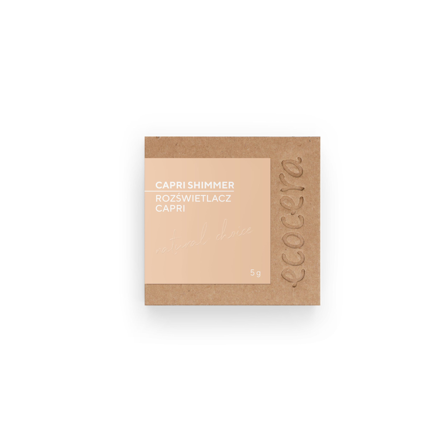 Ecocera - puder rozświetlający capri, 5 g (data ważności: 30.04.2026)