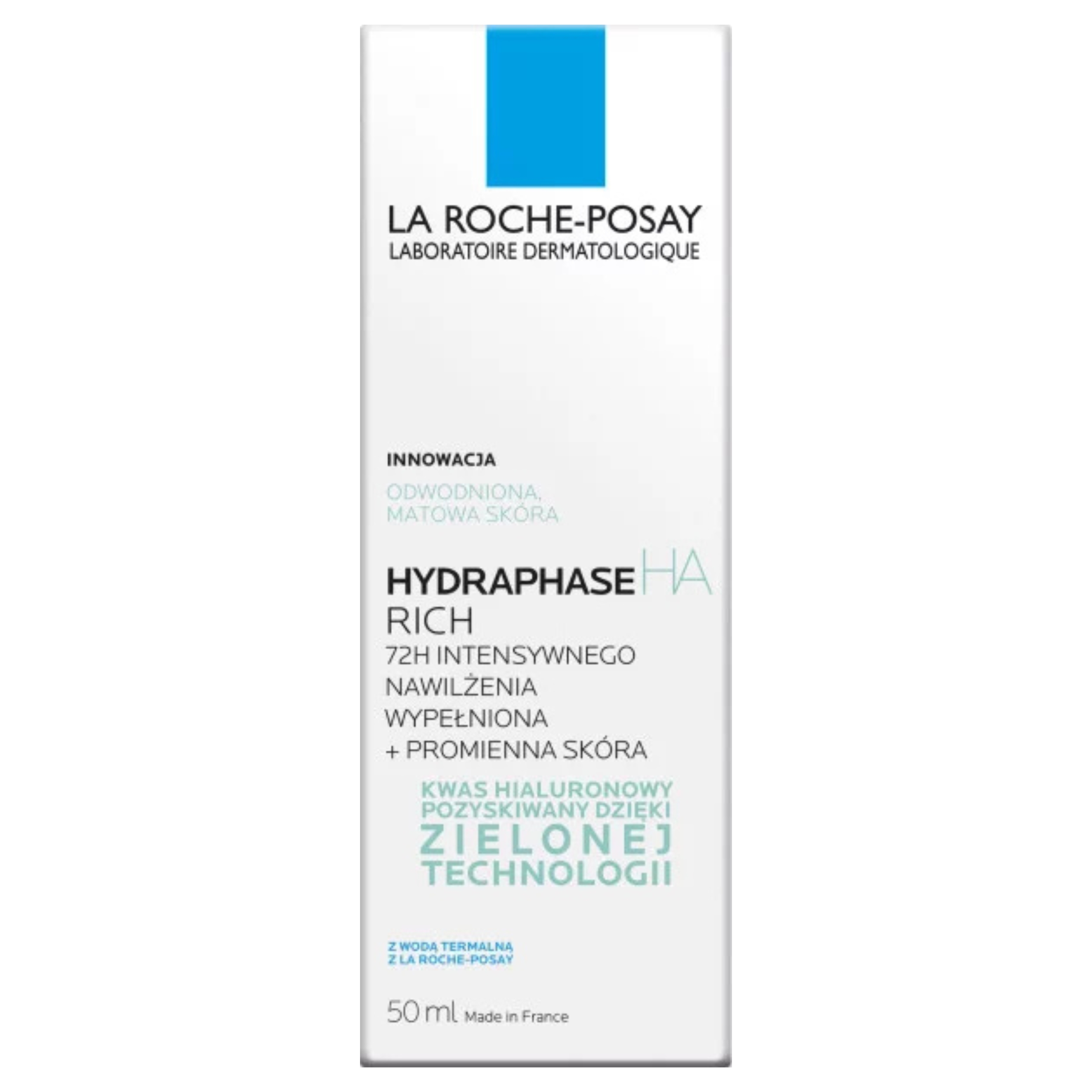 La roche-posay hydraphase ha rich, krem do twarzy nawilżające, 50 ml