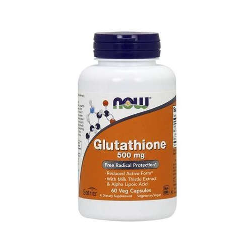 Now foods glutathione 500 mg - kapsułki, 60 sztuk