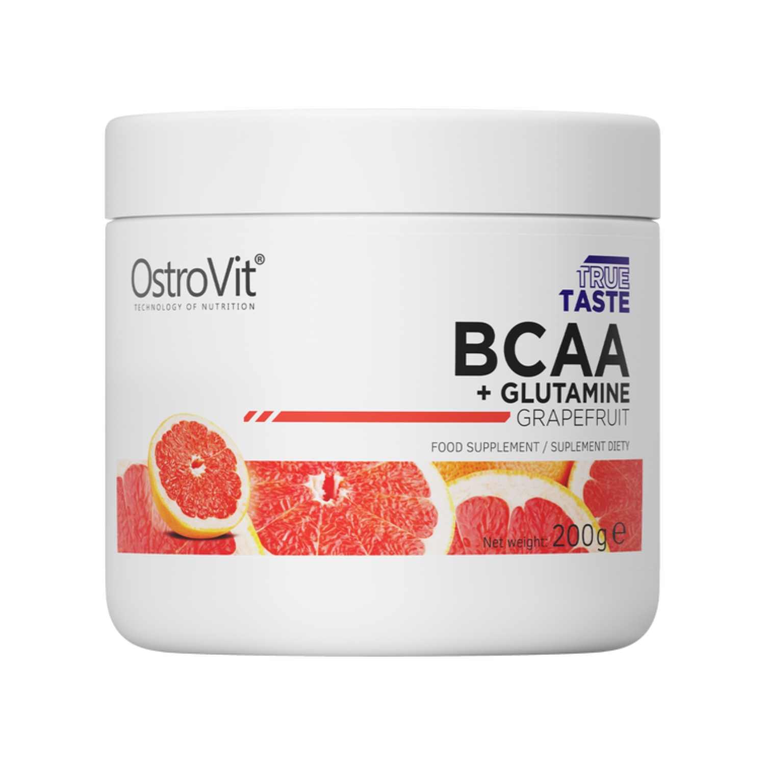 Ostrovit bcaa + glutamina, smak grejpfrutowy, 200 g