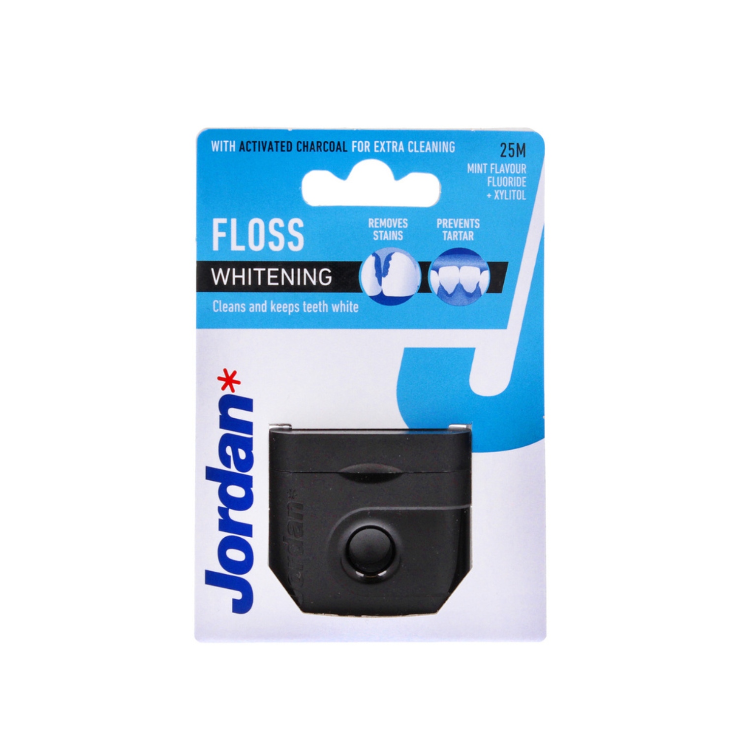 Jordan floss whitening - nić dentystyczna wybielająca 25 m, 1 sztuka