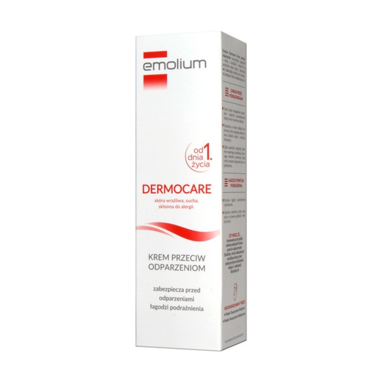Emolium dermocare - krem ochronny przeciw odparzeniom od 1. dnia życia, 75 ml