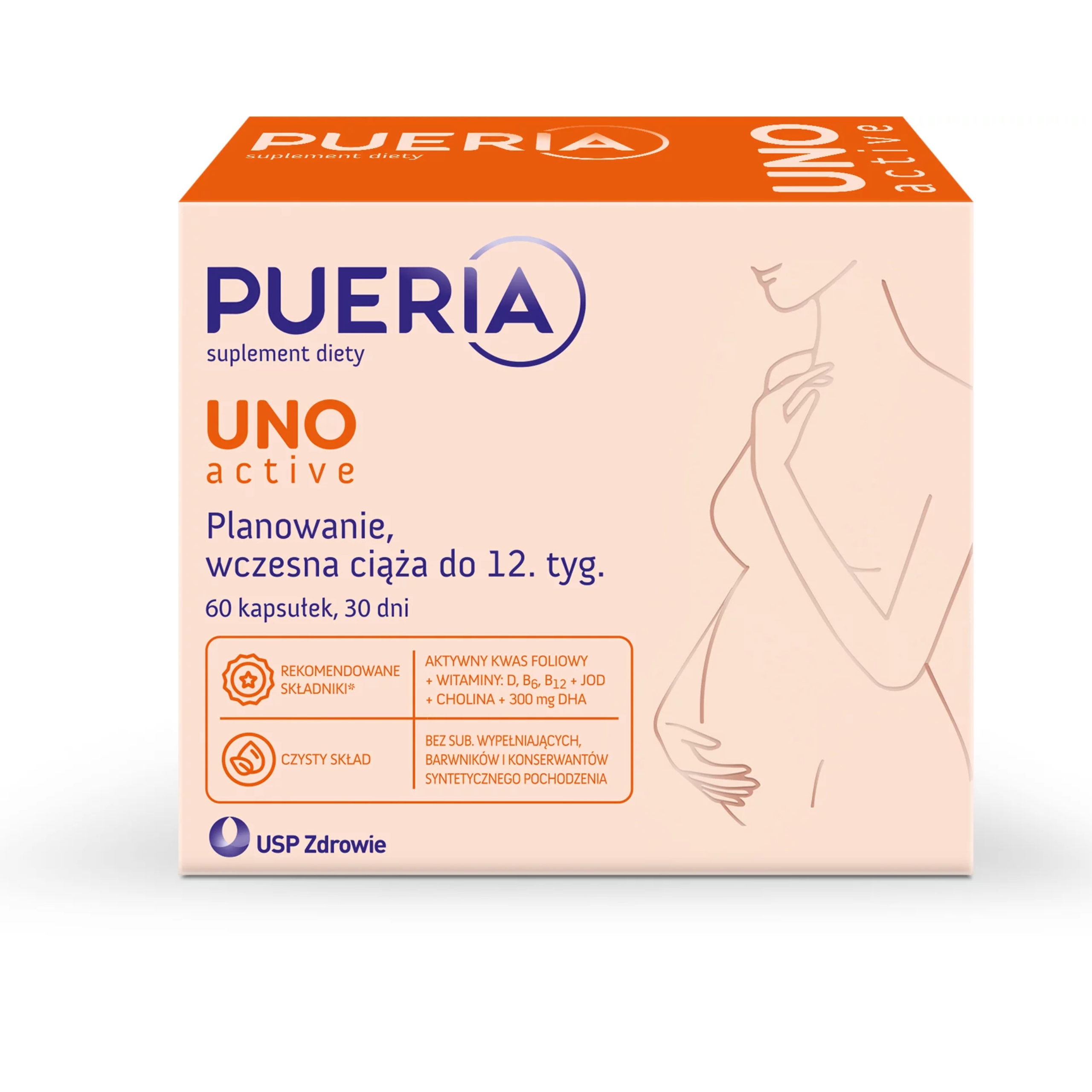 Pueria uno active, 60 kapsułek