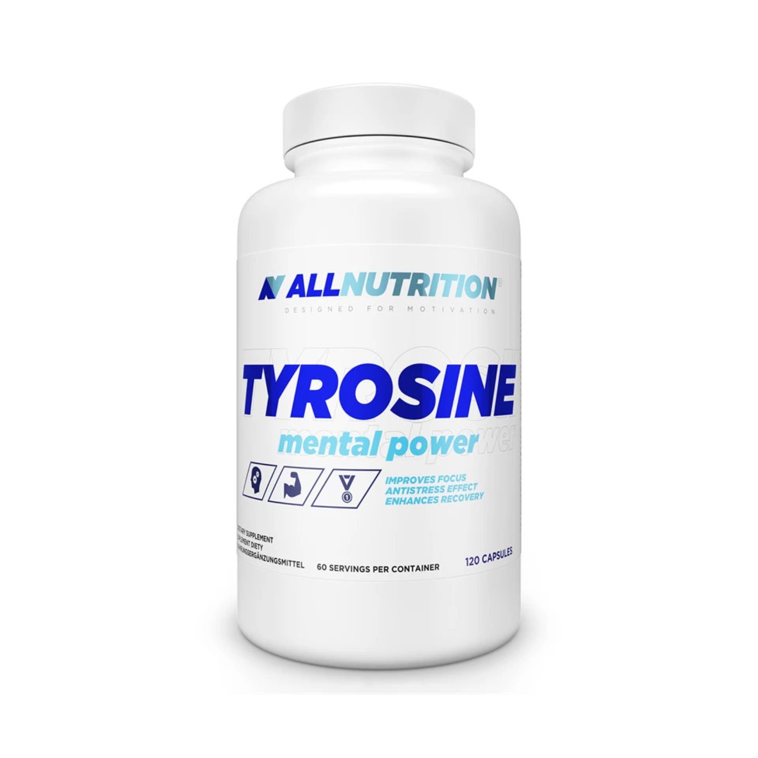 Allnutrition tyrosine mental power, 120 kapsułek