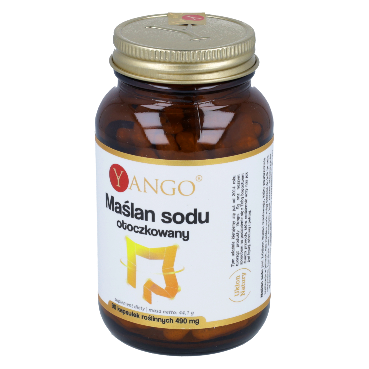 Yango maślan sodu otoczkowany, 90 kapsułek