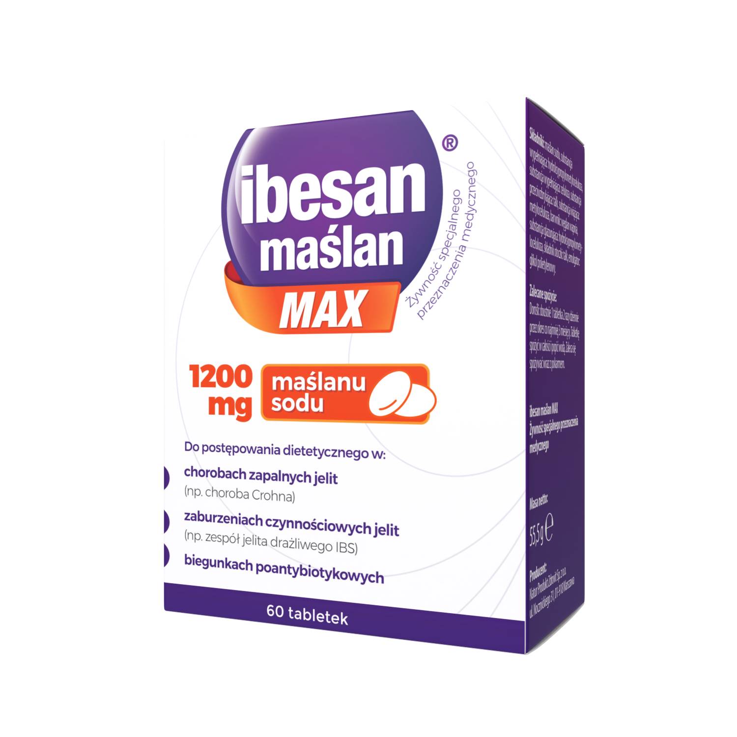 Zdrovit ibesan maślan max, 60 tabletek