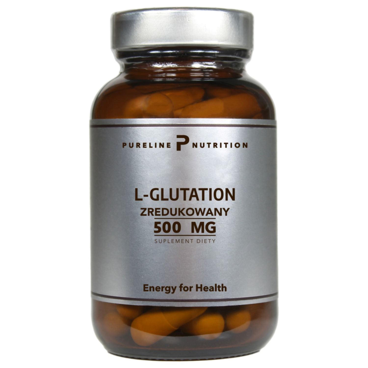 Pureline nutrition l-glutation zredukowany 500 mg, 60 kapsułek