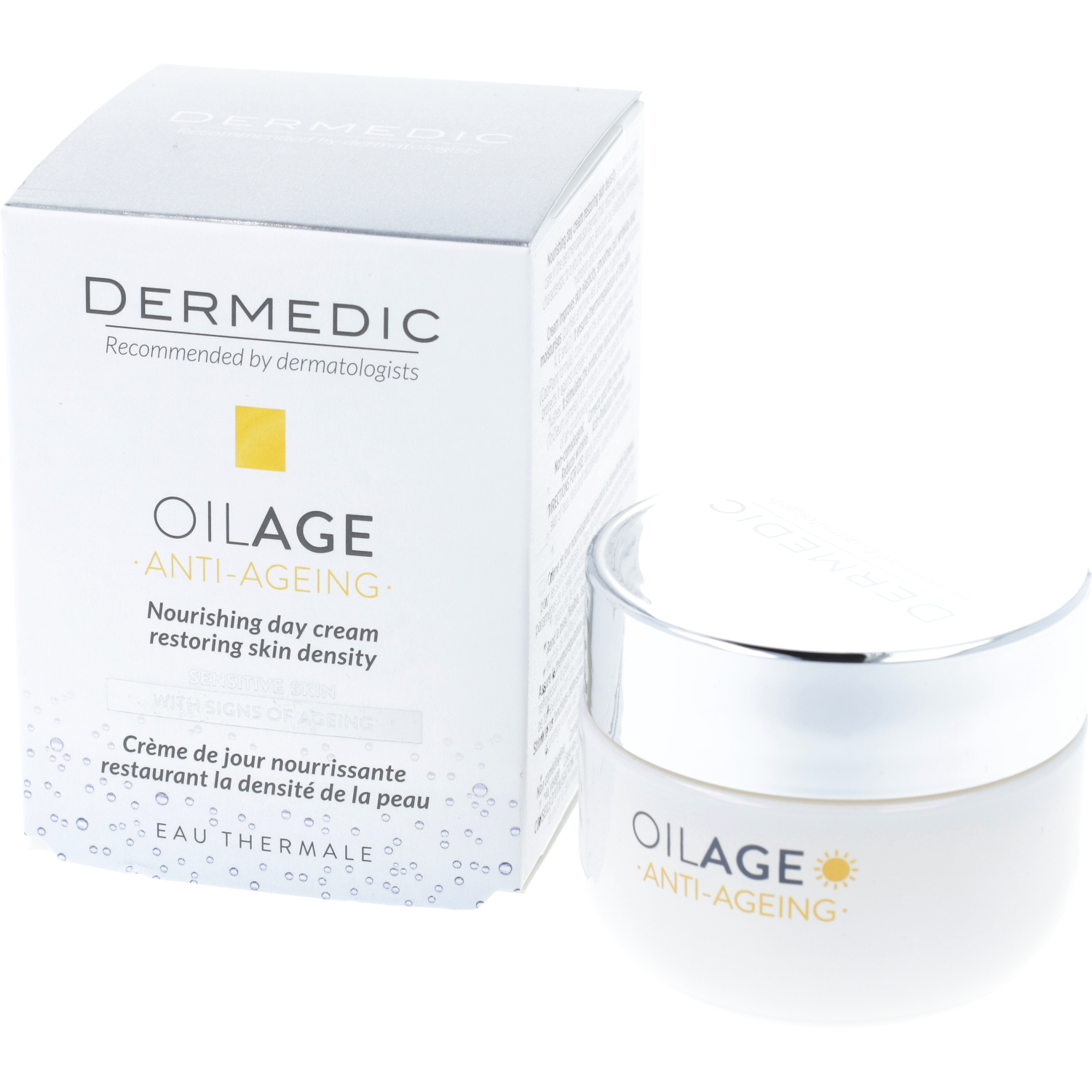 Dermedic oilage - odżywczy krem na dzień przywracający gęstość skóry, 50 g