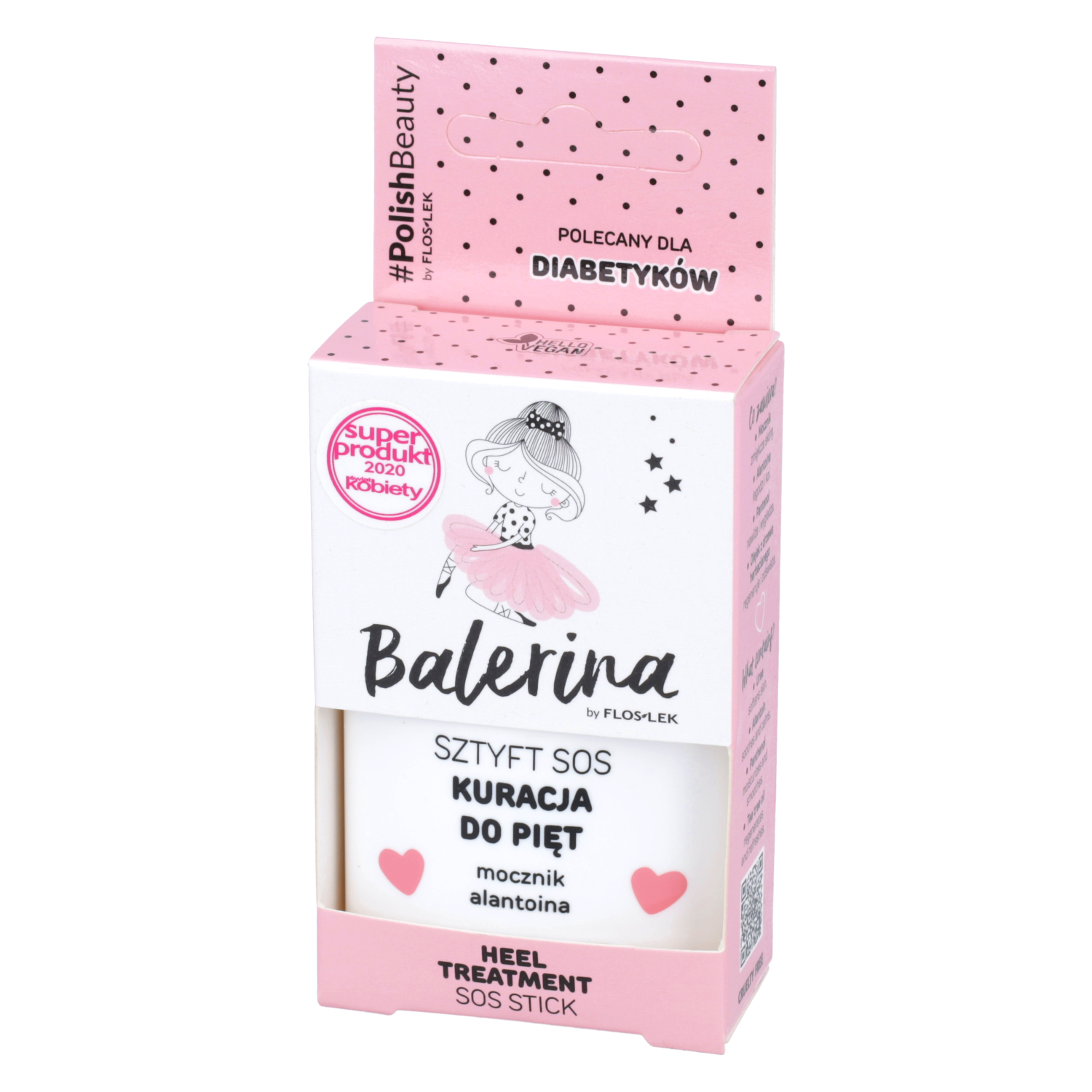 Floslek balerina - sztyft sos kuracja do pięt, 20 g