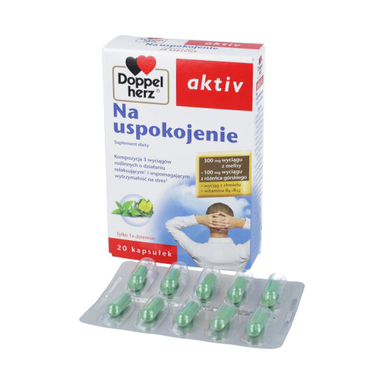 Doppelherz aktiv na uspokojenie, 20 kapsułek
