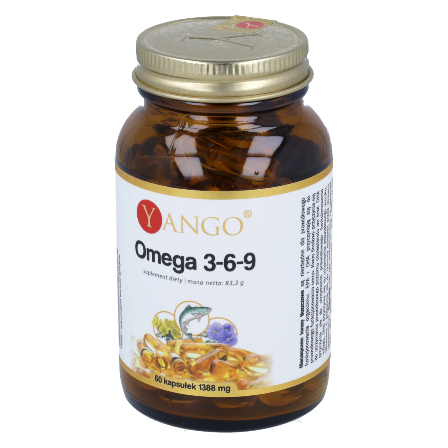 Yango omega 3-6-9, 60 kapsułek