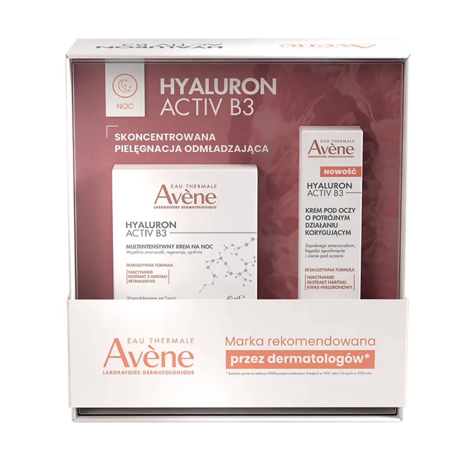 Avene hyaluron activ b3 na noc, 1 komplet