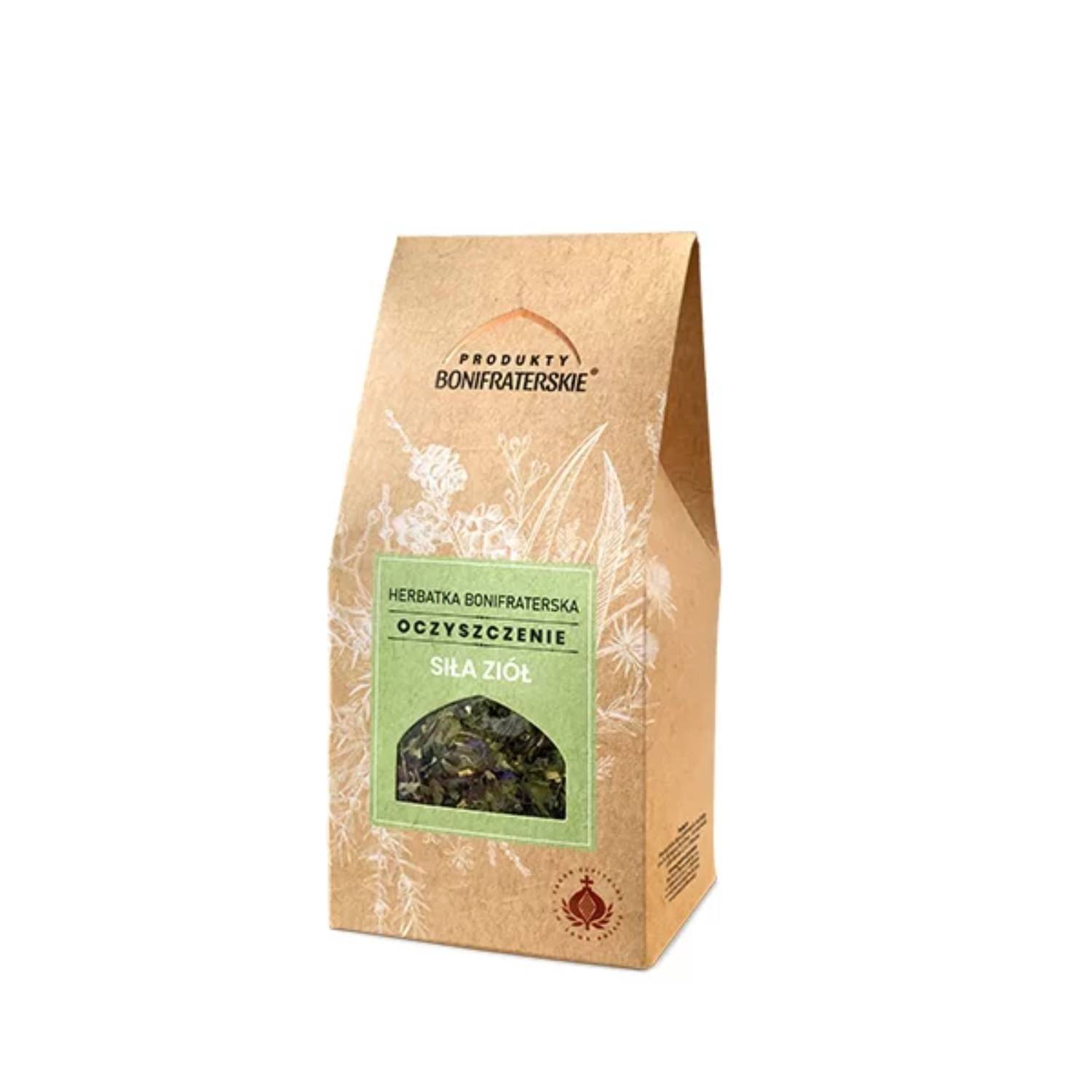 Produkty bonifraterskie - herbatka bonifraterska oczyszczenie, siła ziół, 100 g