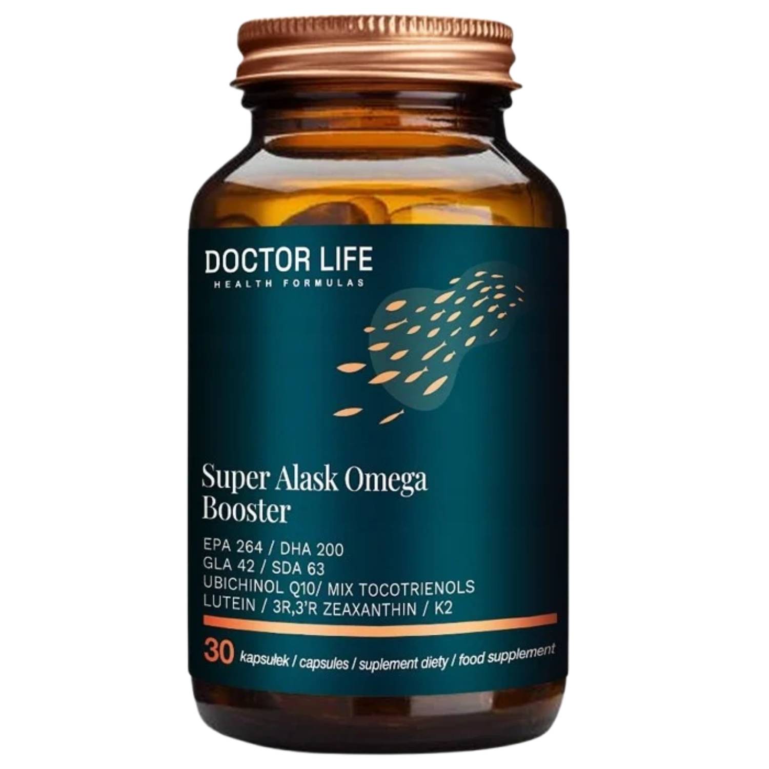 Doctor life super alask omega booster, 30 kapsułek