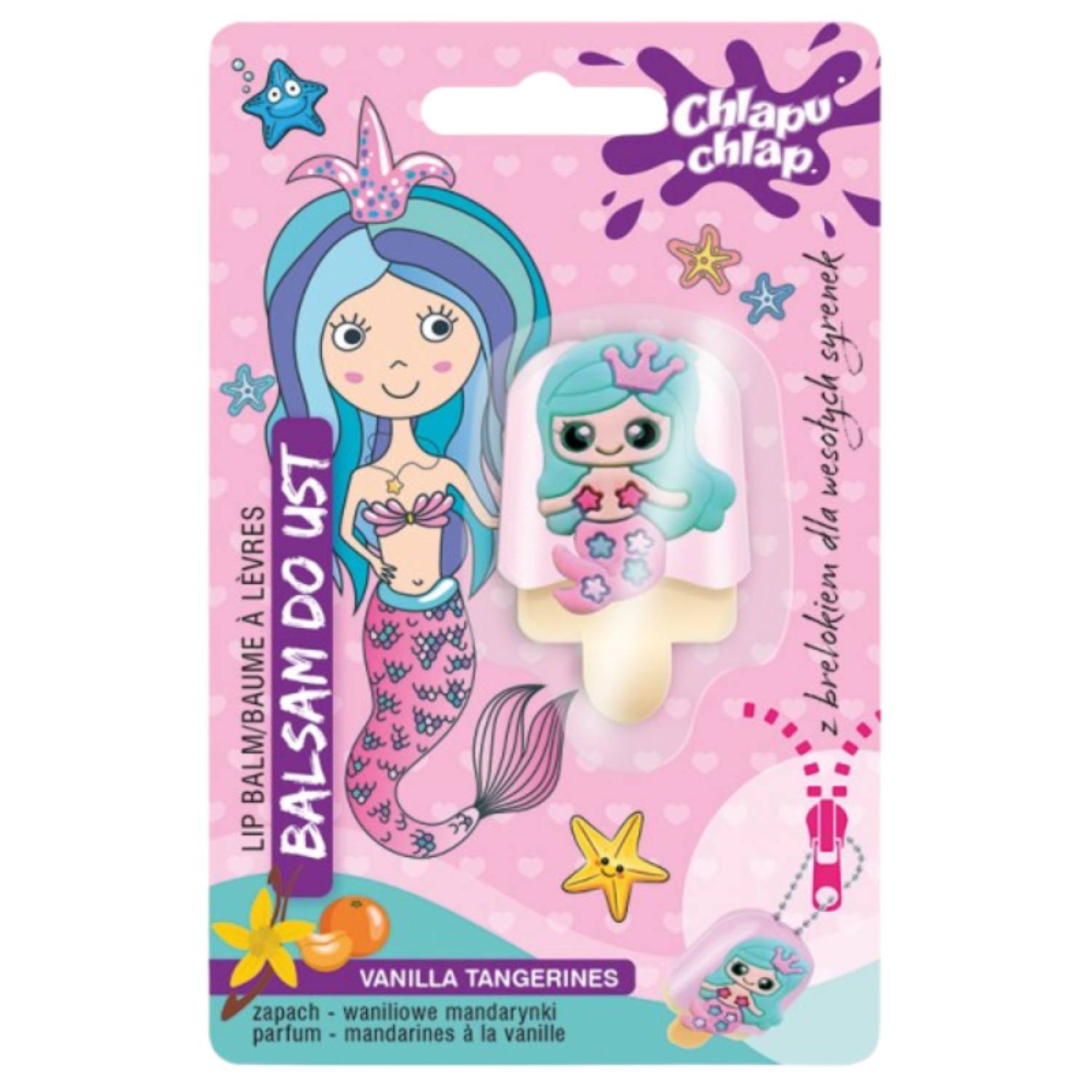 Chlapu chlap - balsam do ust, waniliowe mandarynki, 1 sztuka