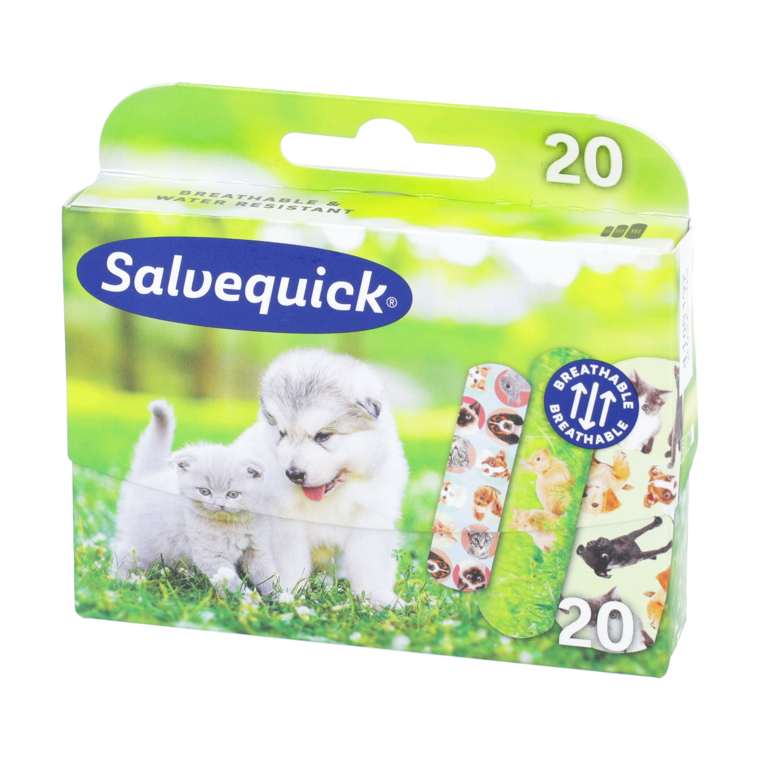 Salvequick animal planet - plastry, 20 sztuk