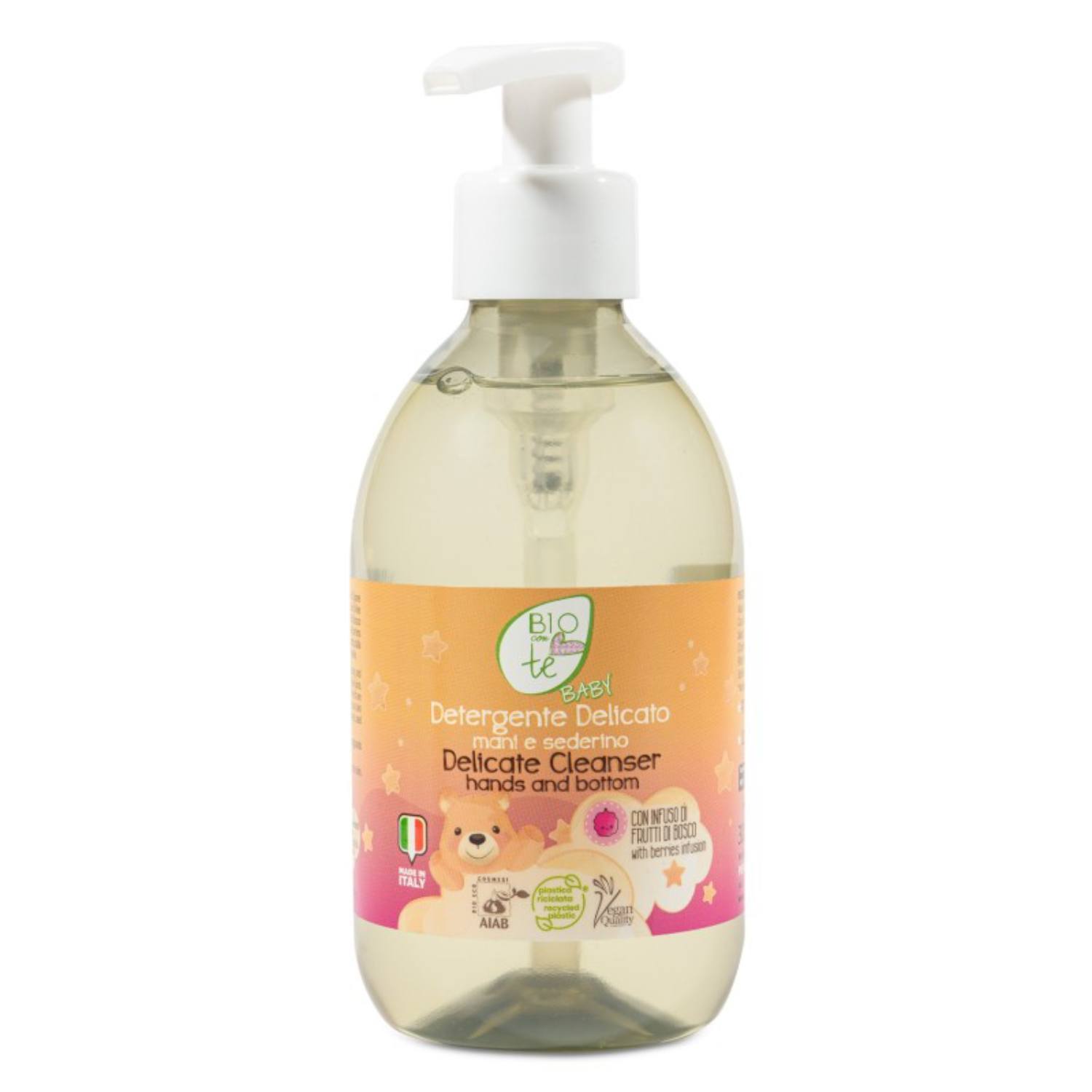 Pierpaoli bioconte baby - płyn do mycia twarzy, rąk i higieny intymnej dla dzieci, 300 ml