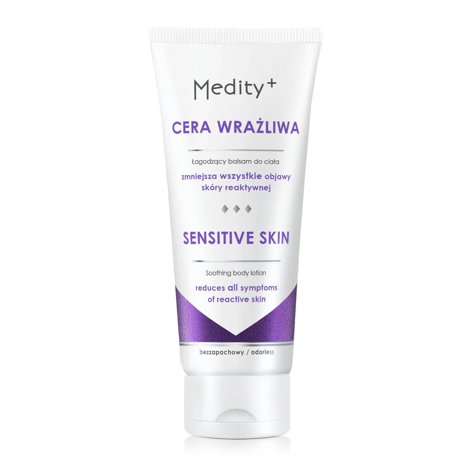 Medity+ - cera wrażliwa, łagodzący balsam do ciała, 200 ml
