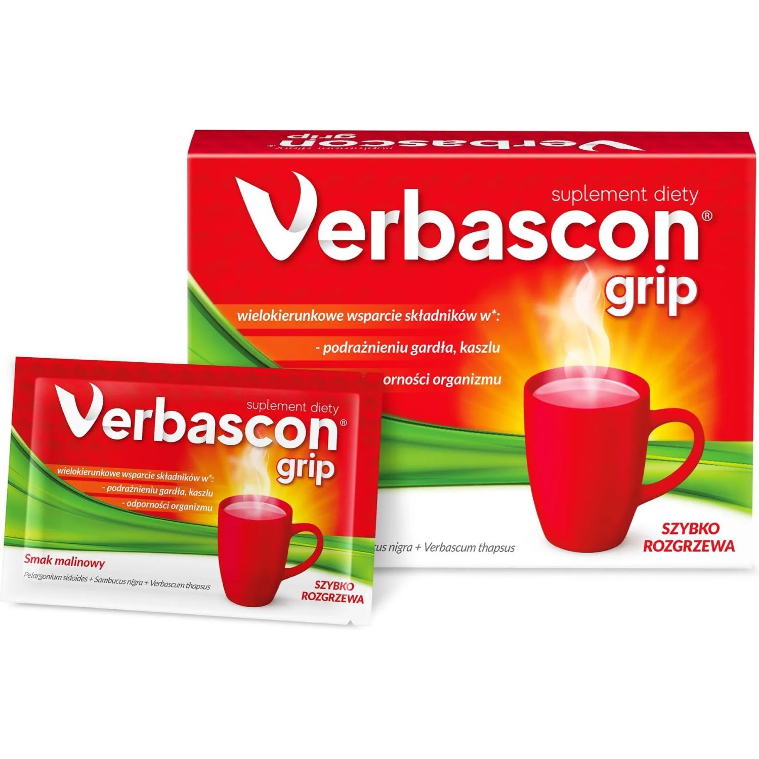 Verbascon grip, 10 saszetek
