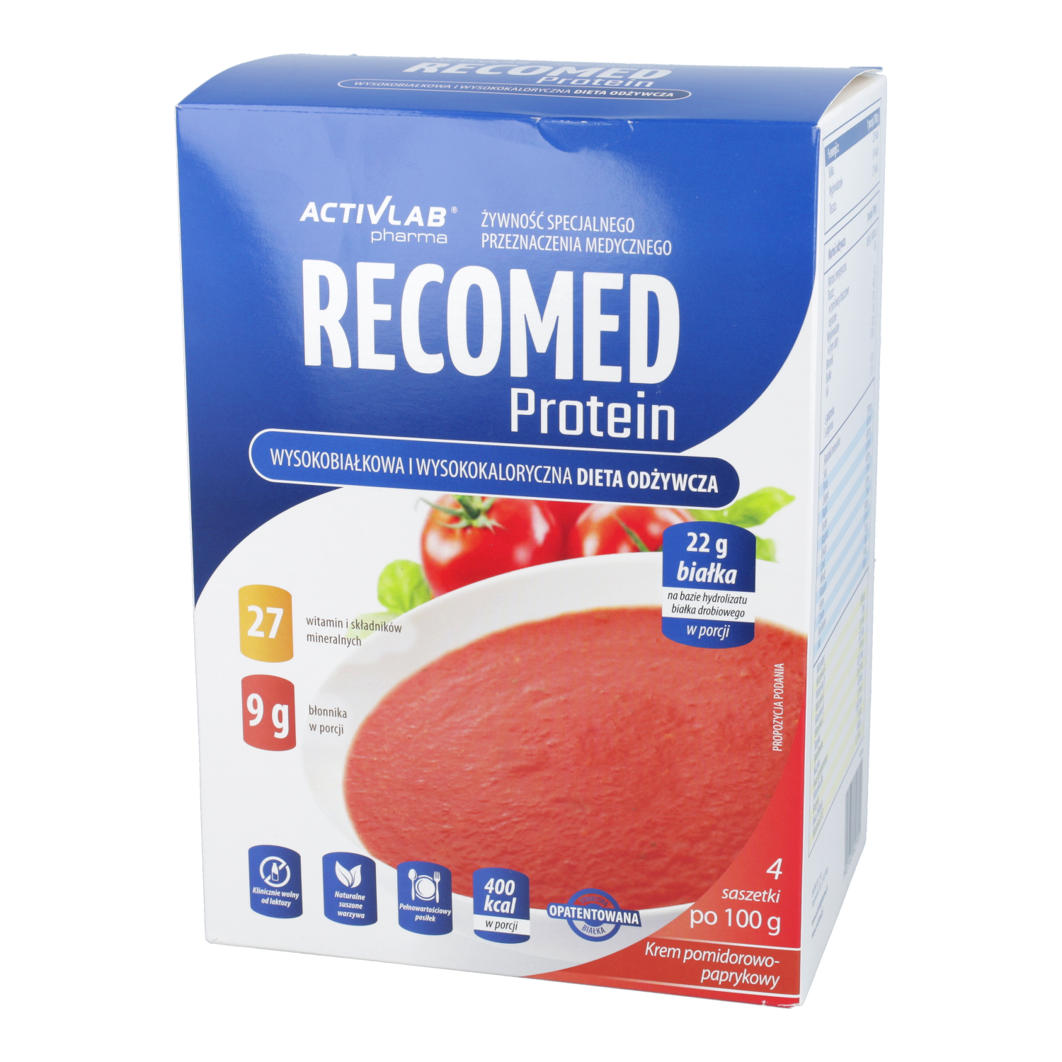 Recomed - krem pomidorowo-paprykowy, 4 saszetki