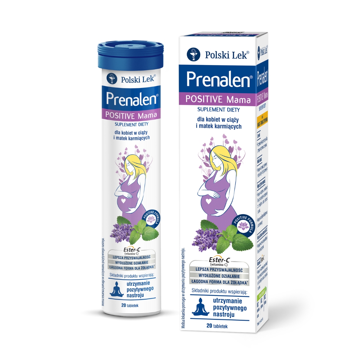 Prenalen positive mama, 20 tabletek musujących