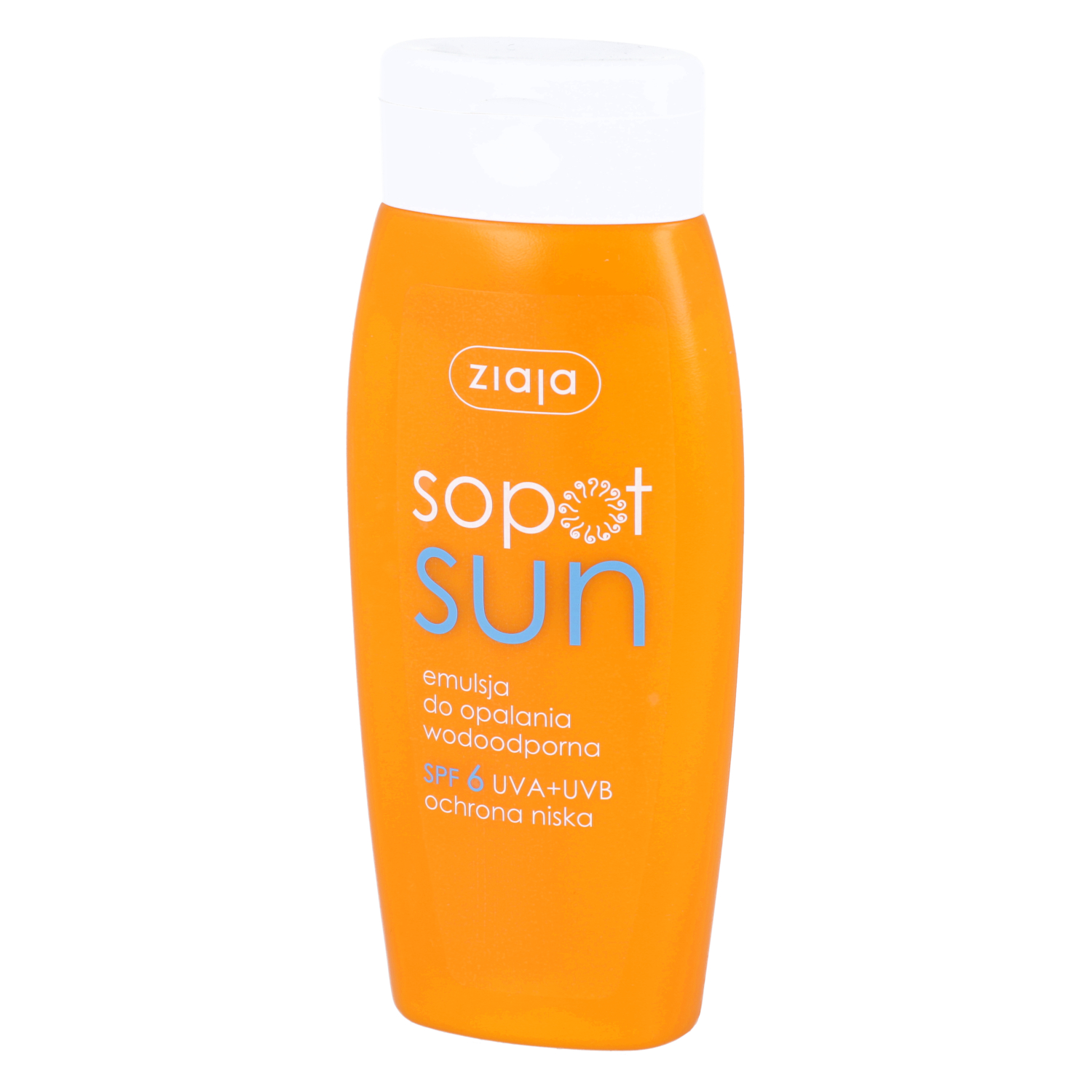 Ziaja sopot sun - emulsja do opalania wodoodporna, spf 6, 150 ml